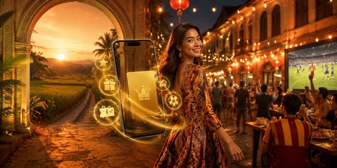 Tawaran bonus VIP eksklusif di Kedah dengan latar belakang motif batik Malaysia