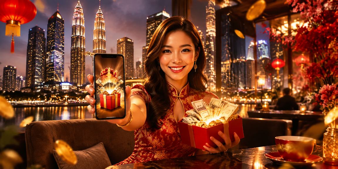 Pengguna mengakses kasino mudah alih di Kuala Lumpur melalui telefon pintar