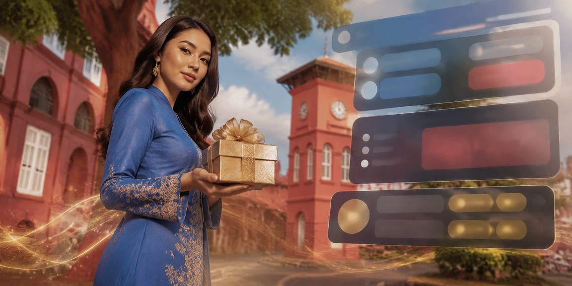 Suasana pertaruhan kasino di Melaka dengan pemain berbaju kurung