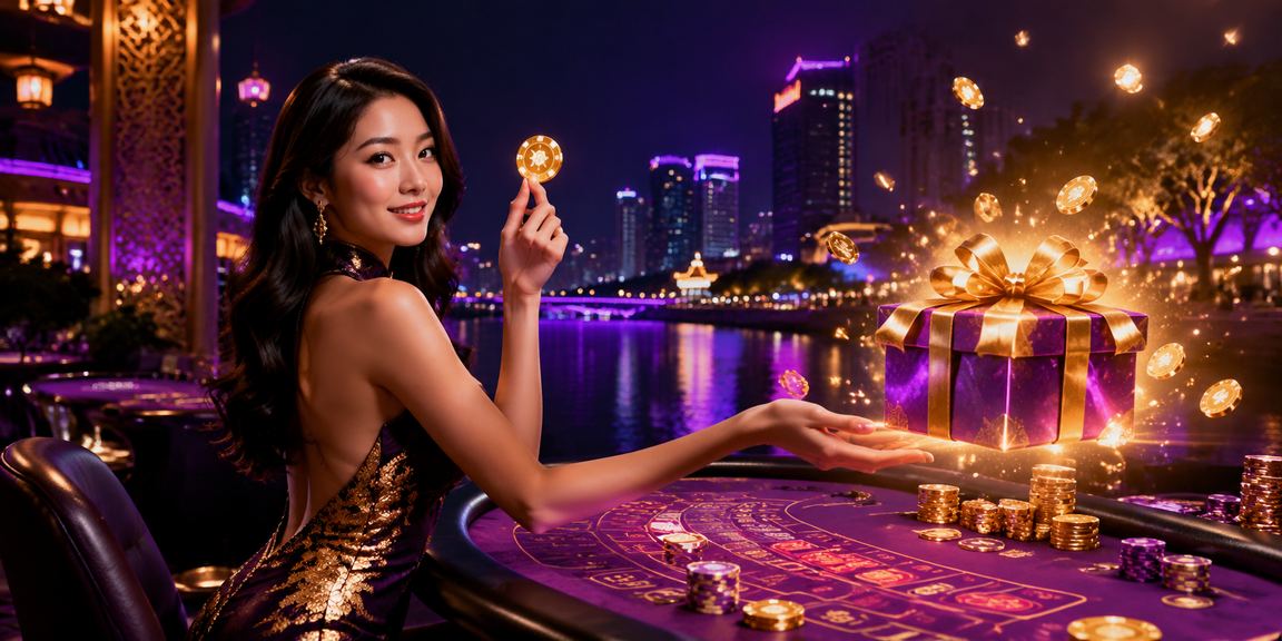 Permainan baccarat bergaya Melayu di Petaling Jaya dengan suasana kasino moden
